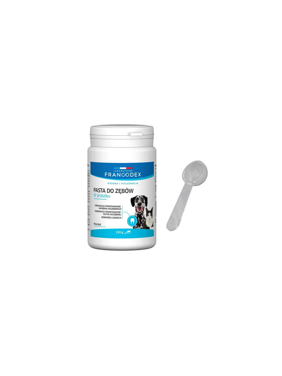 Francodex Pasta do zębów w proszku dla psa i kota 150g