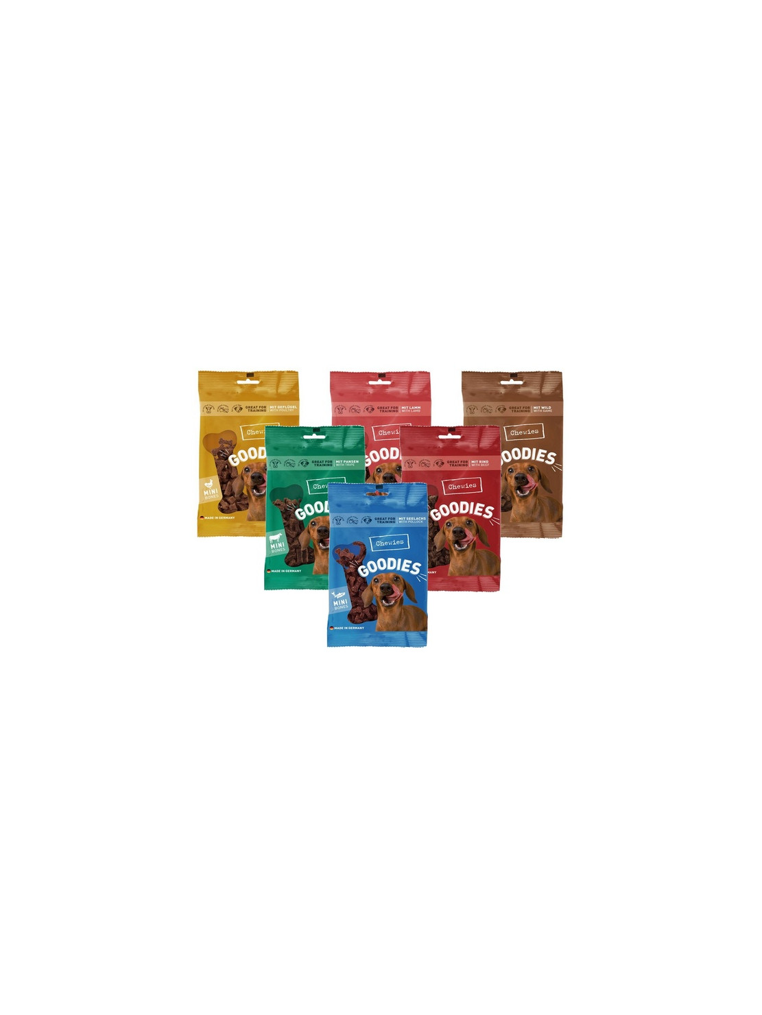Chewies Goodies (Training) Kosteczki Mini Multipack nr3 6x125g