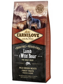 Carnilove Dog Lamb & Wild Boar Adult - jagnię i dzik 1,5kg