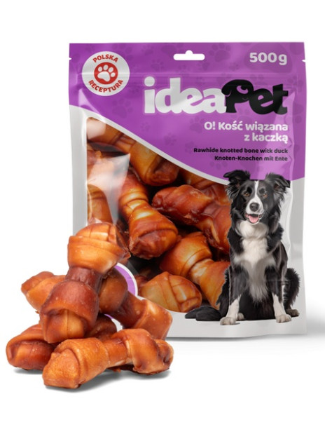 IdeaPet O! Kość wiązana z kaczką 500g