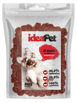 IdeaPet Sushi z wołowiną 500g