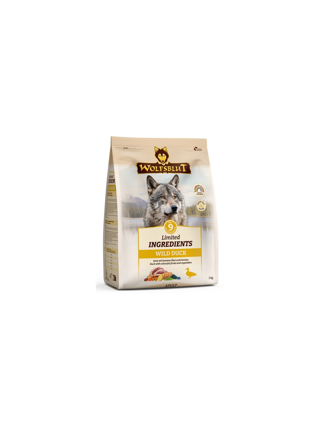 Wolfsblut Dog Limited Ingredients Wild Duck - kaczka i ziemniaki 1kg