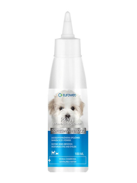 Eurowet Płyn do przemywania oczu dla psów i kotów 100ml