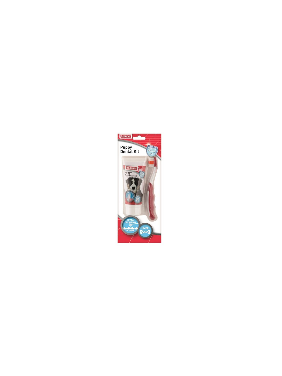 Beaphar Puppy Dental Kit - szczoteczka i pasta do zębów 50g