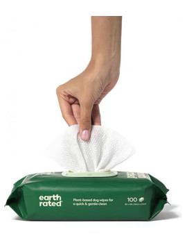 Earth Rated Chusteczki kompostowalne bezzapachowe 100szt