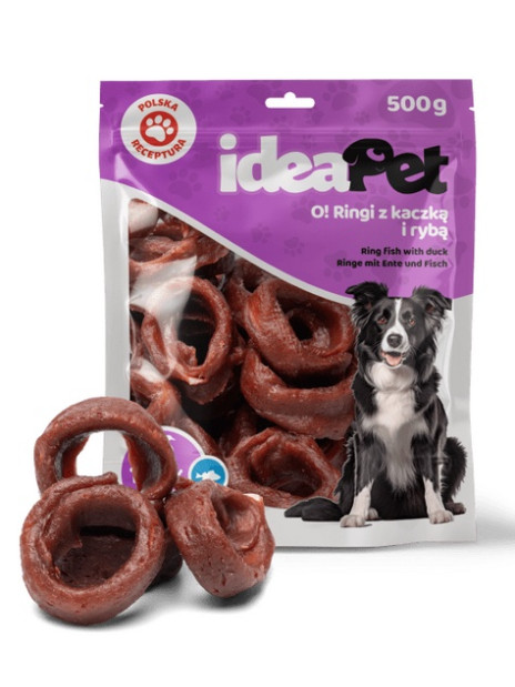 IdeaPet Ringi z kaczką i rybą 500g
