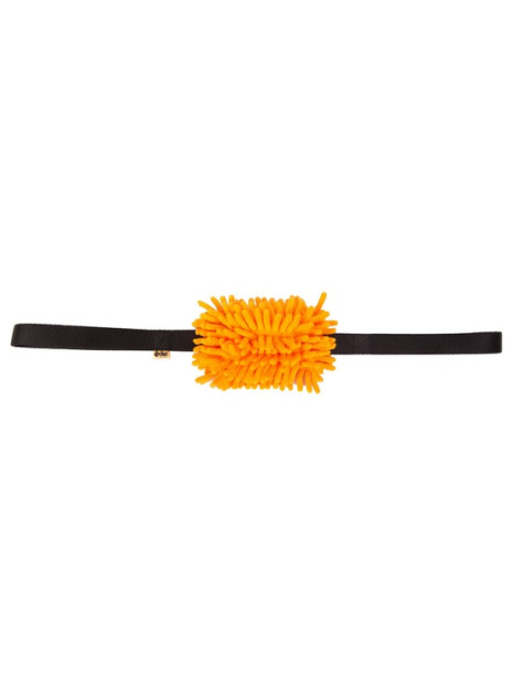 Dingo Zabawka dla psa - Szarpak Mop z dwoma uchwytami 60cm pomarańczowy