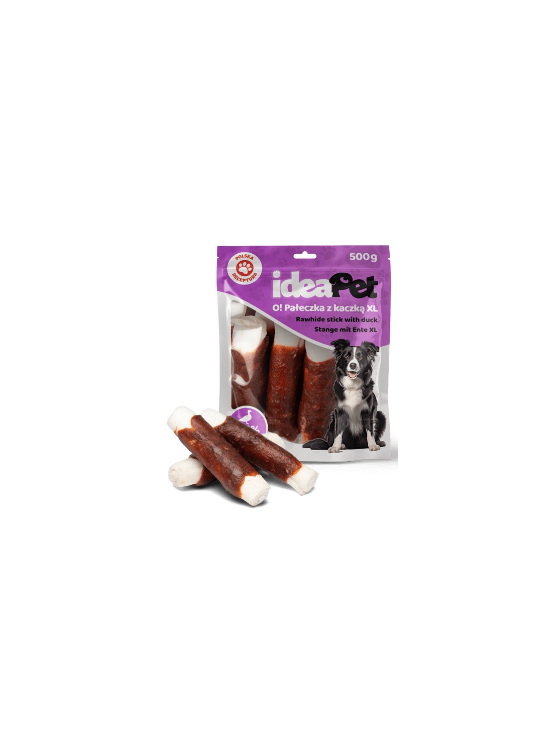 IdeaPet Pałeczka z kaczką XL 500g
