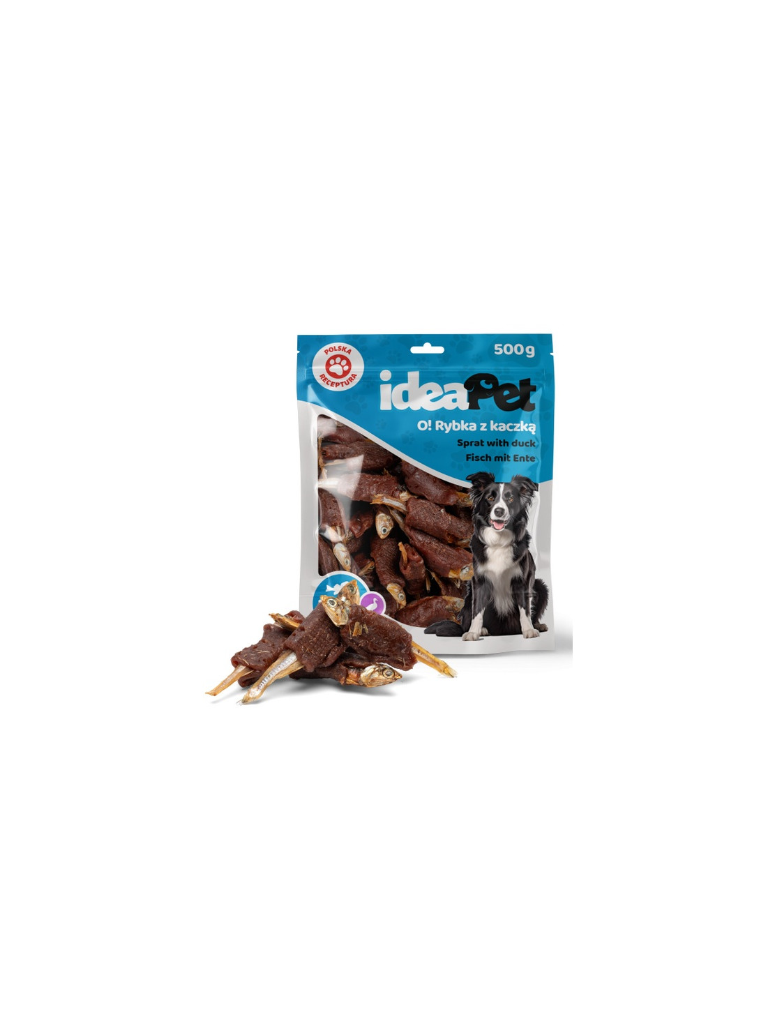 IdeaPet Rybka z kaczką 500g