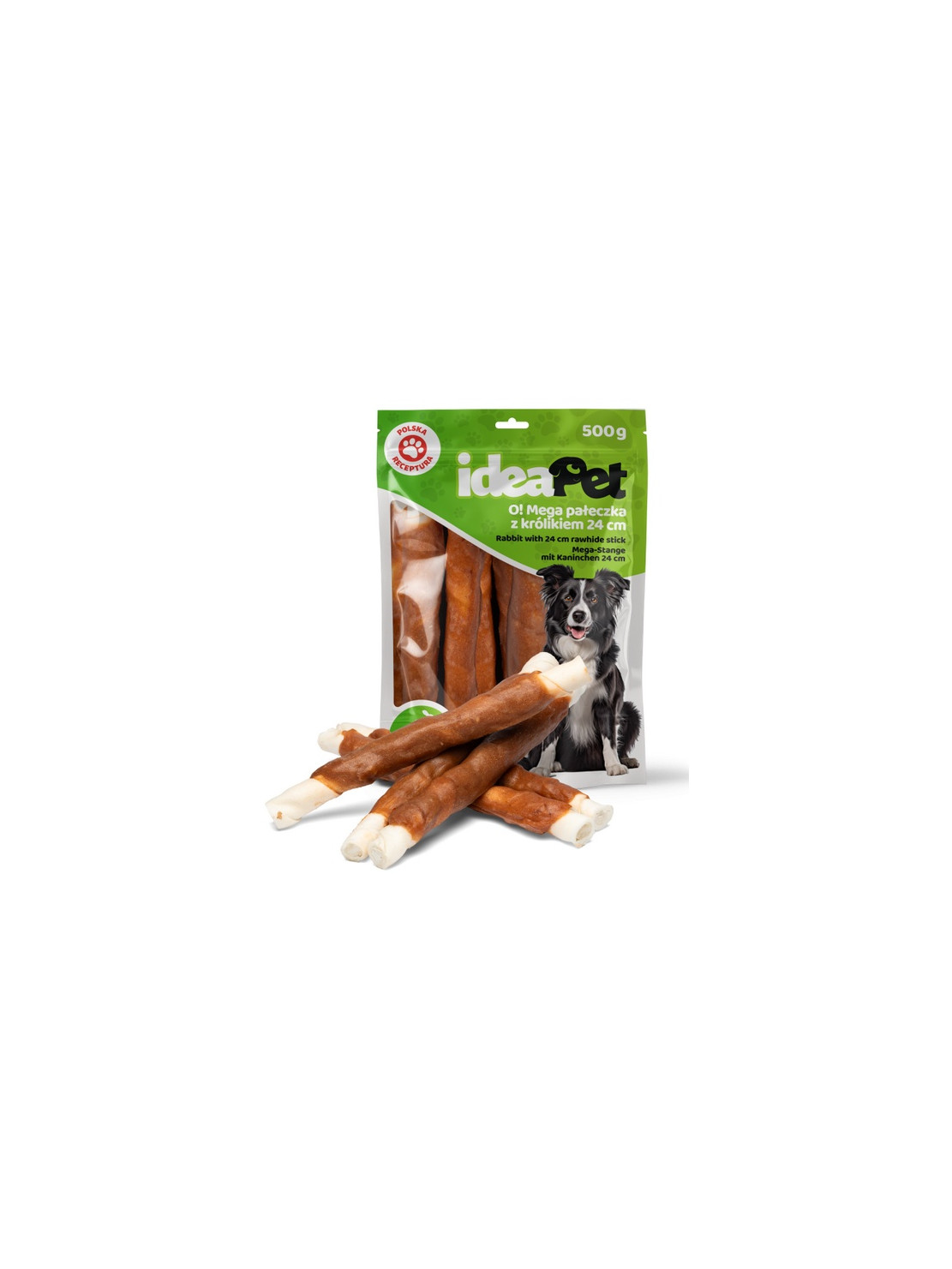 IdeaPet Mega pałeczka z królikiem 500g