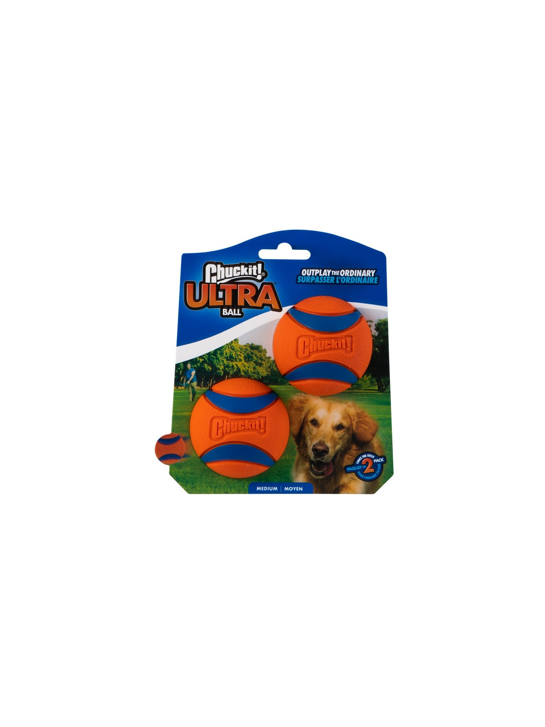 Chuckit! Ultra Ball Medium dwupak [17001]