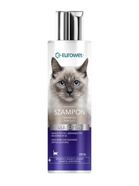 Eurowet Szampon dla  kotów 200ml