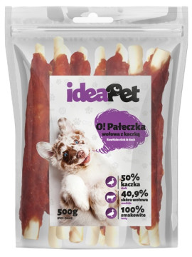 IdeaPet Pałeczka wołowa z kaczką 500g