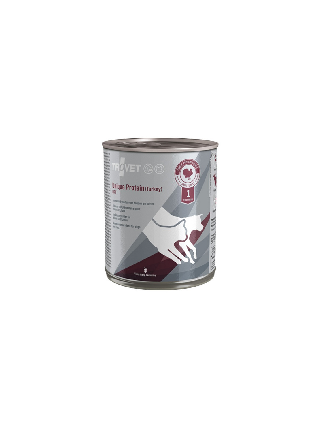 Trovet Unique Protein UPT Indyk dla psa i kota puszka 800g