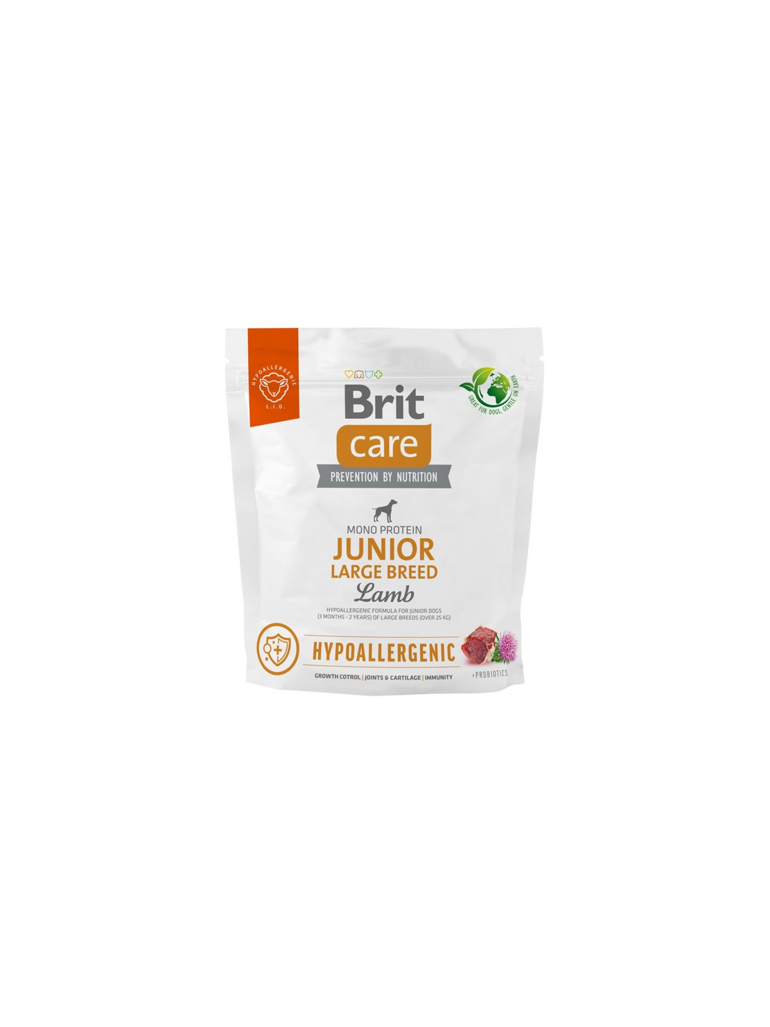 Brit Care Hypoallergenic Junior Large Lamb 1kg