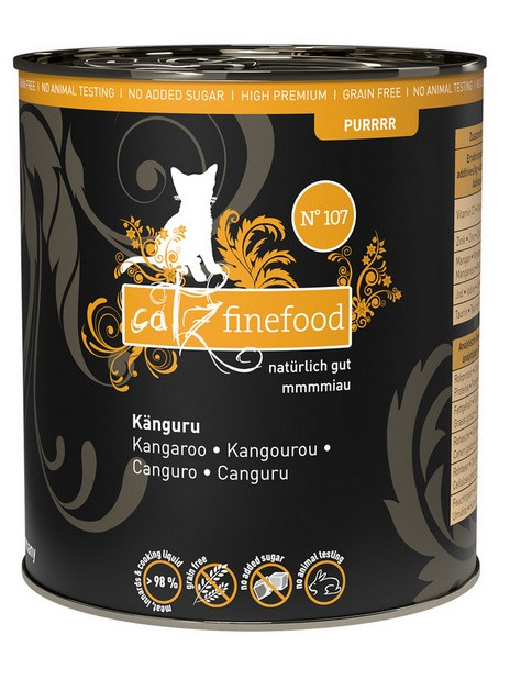 Catz Finefood Purrrr N.107 Kangur puszka 800g