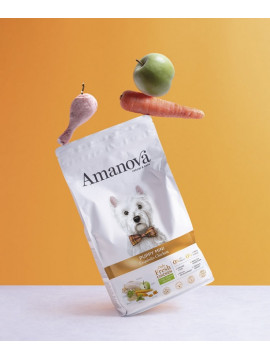Amanova Dog Puppy Mini Exquisite Chicken - kurczak 500g