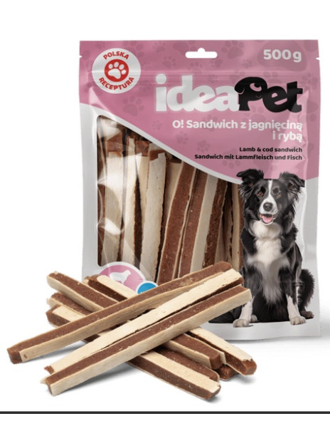 IdeaPet Sandwich z jagnięciną i rybą 500g