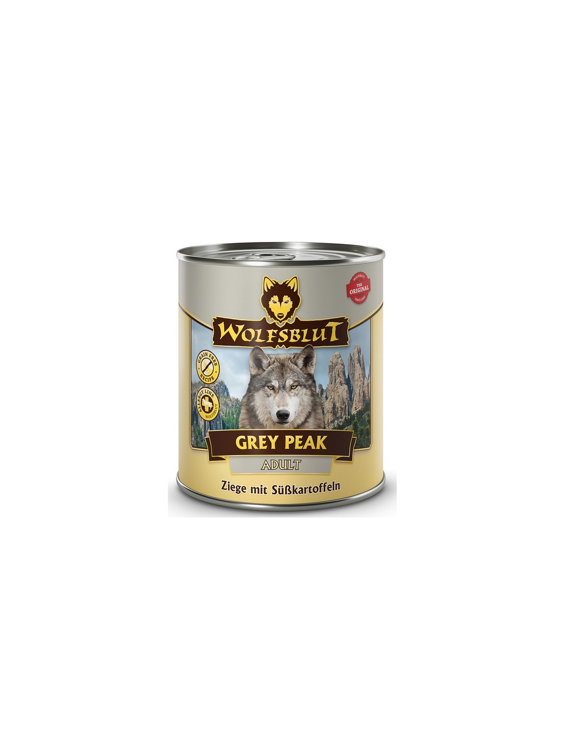 Wolfsblut Dog Grey Peak - koza i bataty puszka 800g