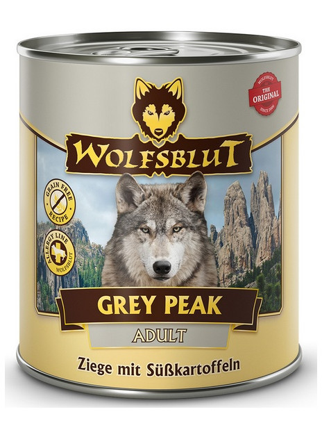 Wolfsblut Dog Grey Peak - koza i bataty puszka 800g
