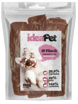 IdeaPet Fileciki z jagnięciną i rybą 500g
