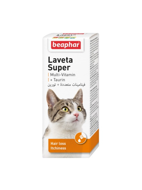 Beaphar Laveta Super Cat - preparat na sierść dla kota 50ml