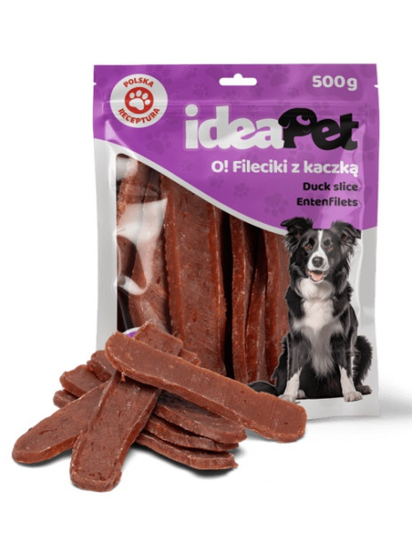 IdeaPet Fileciki z kaczką 500g