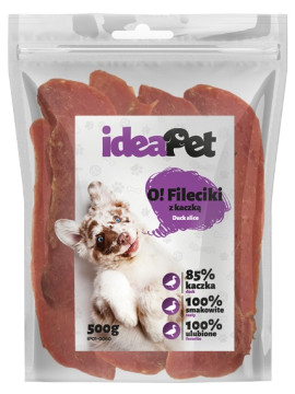 IdeaPet Fileciki z kaczką 500g