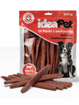 IdeaPet Paski z wołowiną 500g
