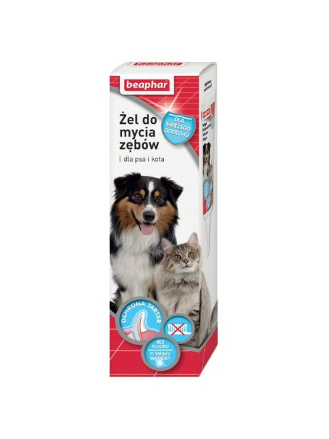 Beaphar Żel do mycia zębów dla psa i kota 100ml